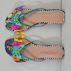 NWOT Betsey Johnson Sellena Butterfly Sandals